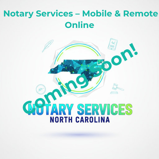North Carolina notary services badge