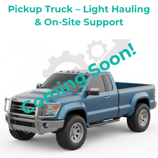 Pickup truck logistics badge