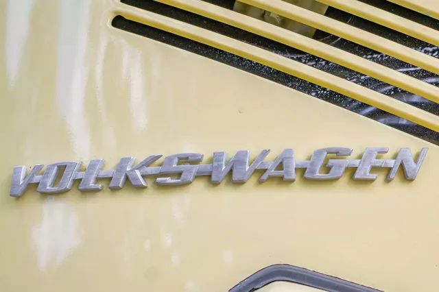 1969 Volkswagen Beetle — volkswagen script
