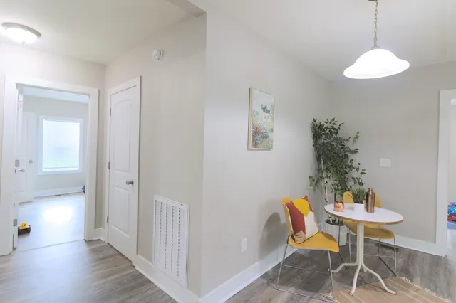 Dining nook beside the kitchen