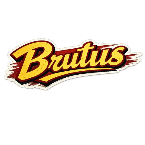Brutus name graphic